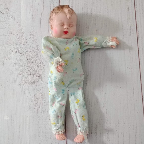 Vintage Marlon Creations Sleeping Baby Doll With Lullaby Music